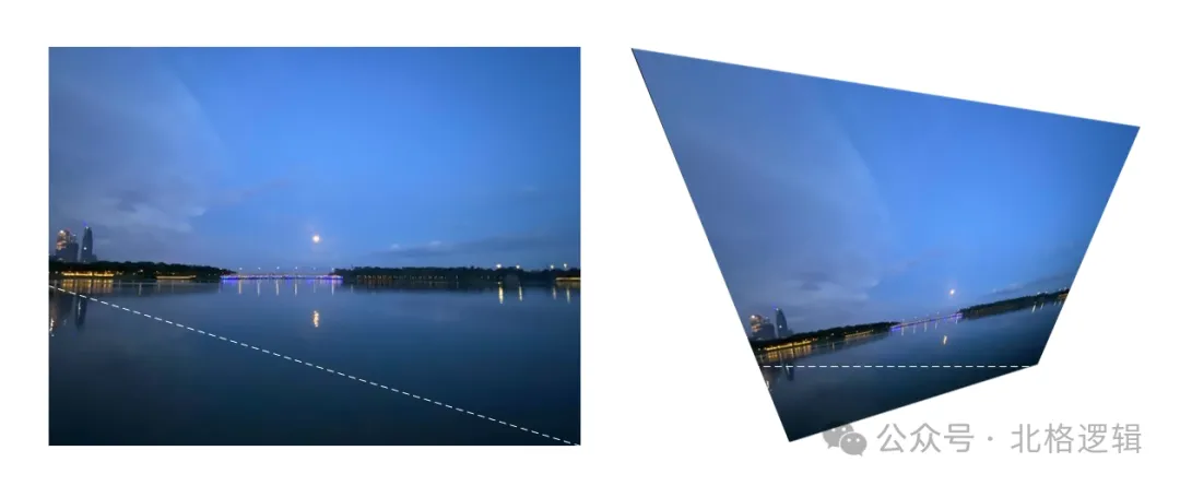 1744163654951631.png 图2.keystone目标图像单行像素在源图像中的映射线.png