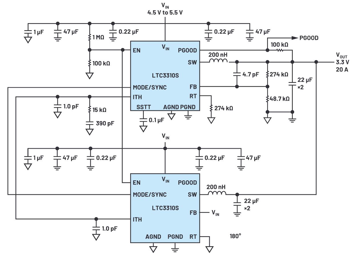 图12.20 A双相单片稳压器POL解决方案.JPG